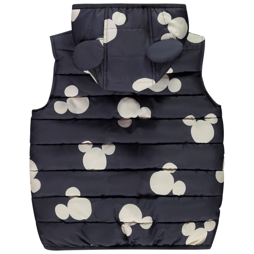 Doudoune sans manches ludique Mickey Disney pour garçon 