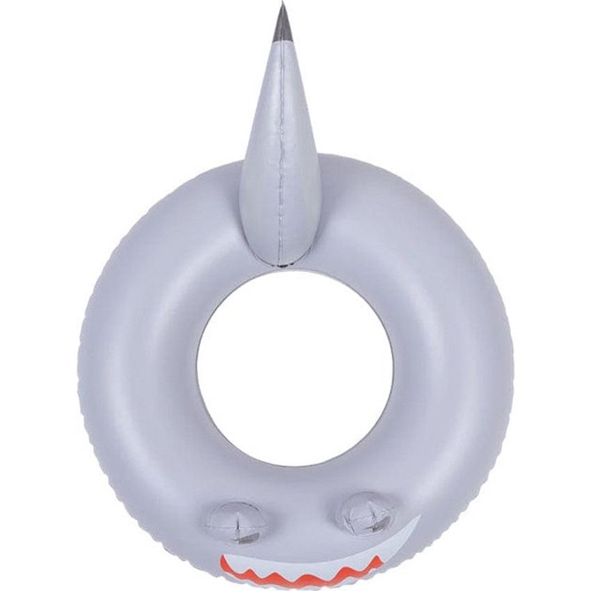 Bouée animal imprimé Requin Gris Ø 55 cm 