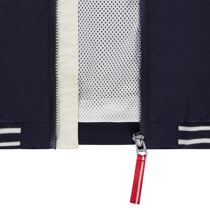 Windjack met kleurblok-effect en kap voor baby jongen 