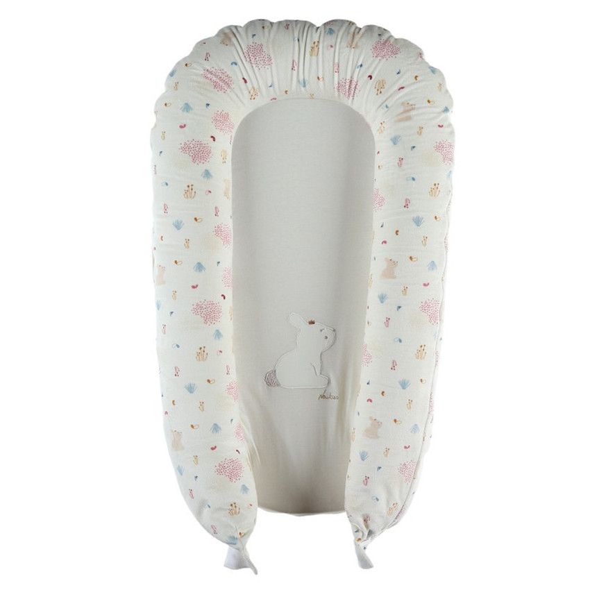 Cale bébé Kokkoony Lina & Joy en veloudoux 