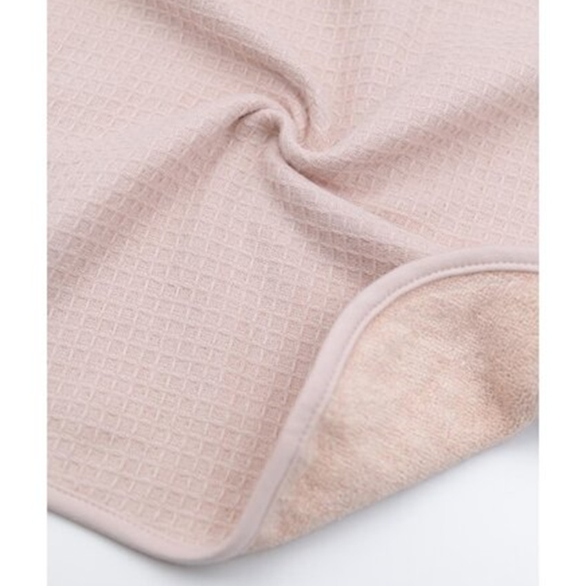 Poncho de bain éponge gaufré -  Vintage Pink - 0/2 ans 