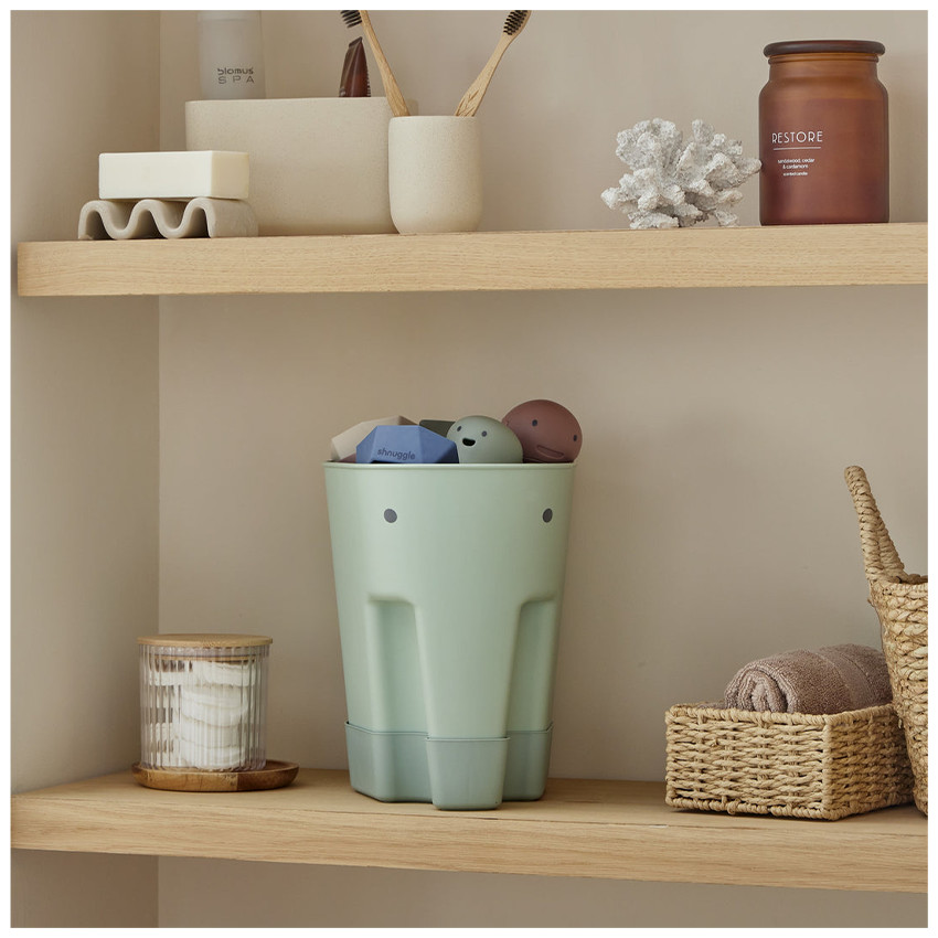 Box de rangement jouets de bain Ellie l'éléphant Taupe   