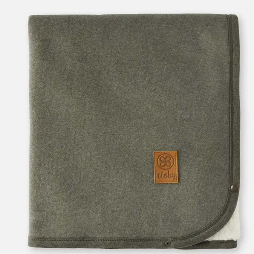 Deken Teddy 95X75 multifunctioneel Forest Green 