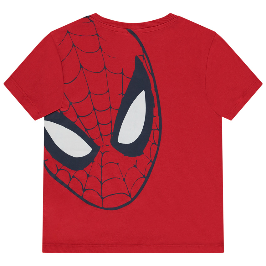T-shirt met korte mouwen prints Spider-Man Marvel voor jongen 
