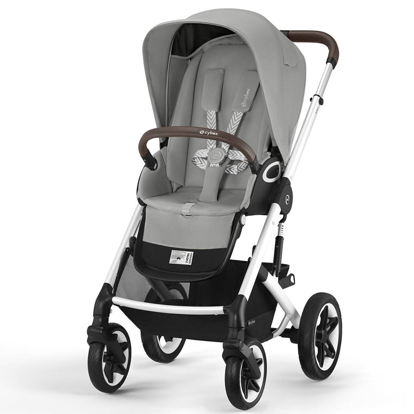 Poussette Talos S Lux Châssis Silver Stone Grey 
