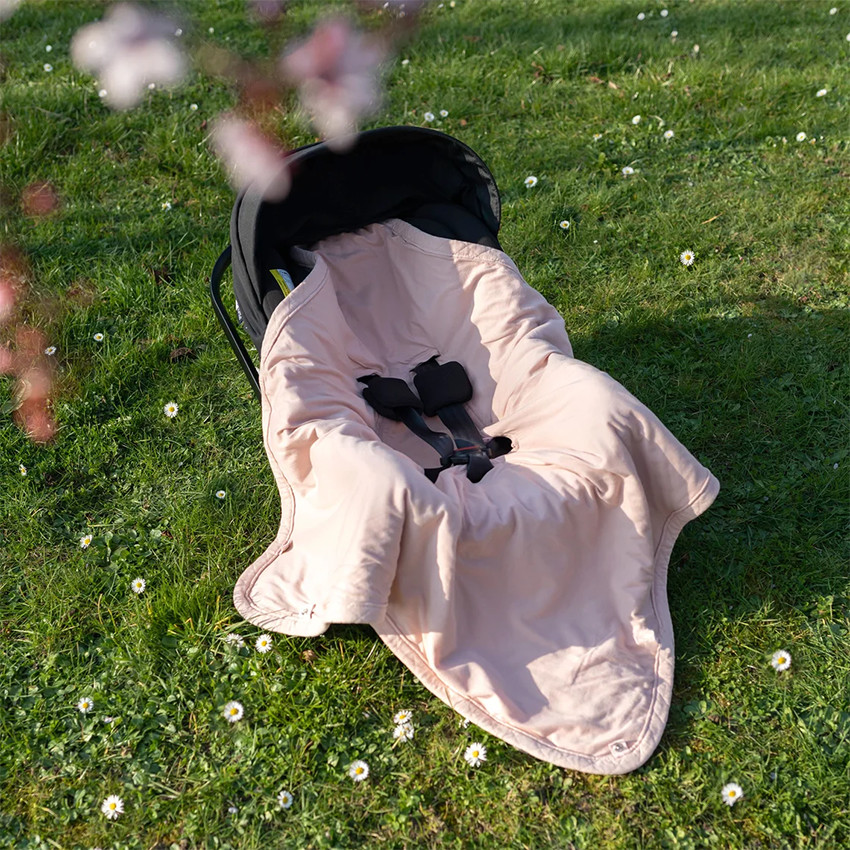 Couverture enveloppante Quilted + Jersey Blush 0-12M 