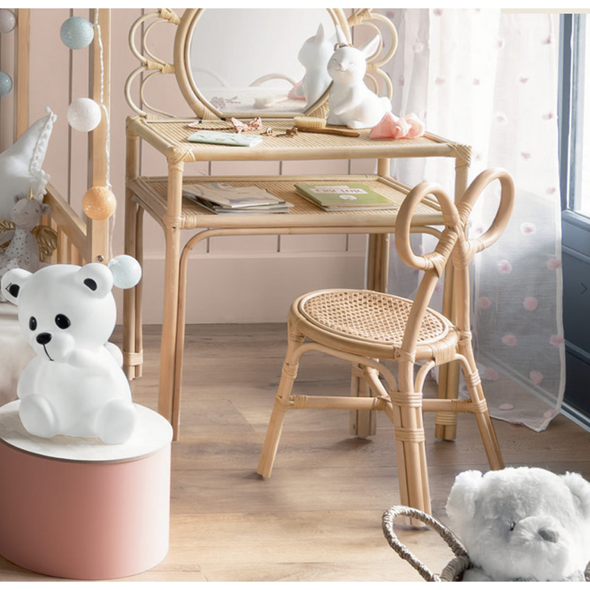 Chaise pour enfant en rotin  