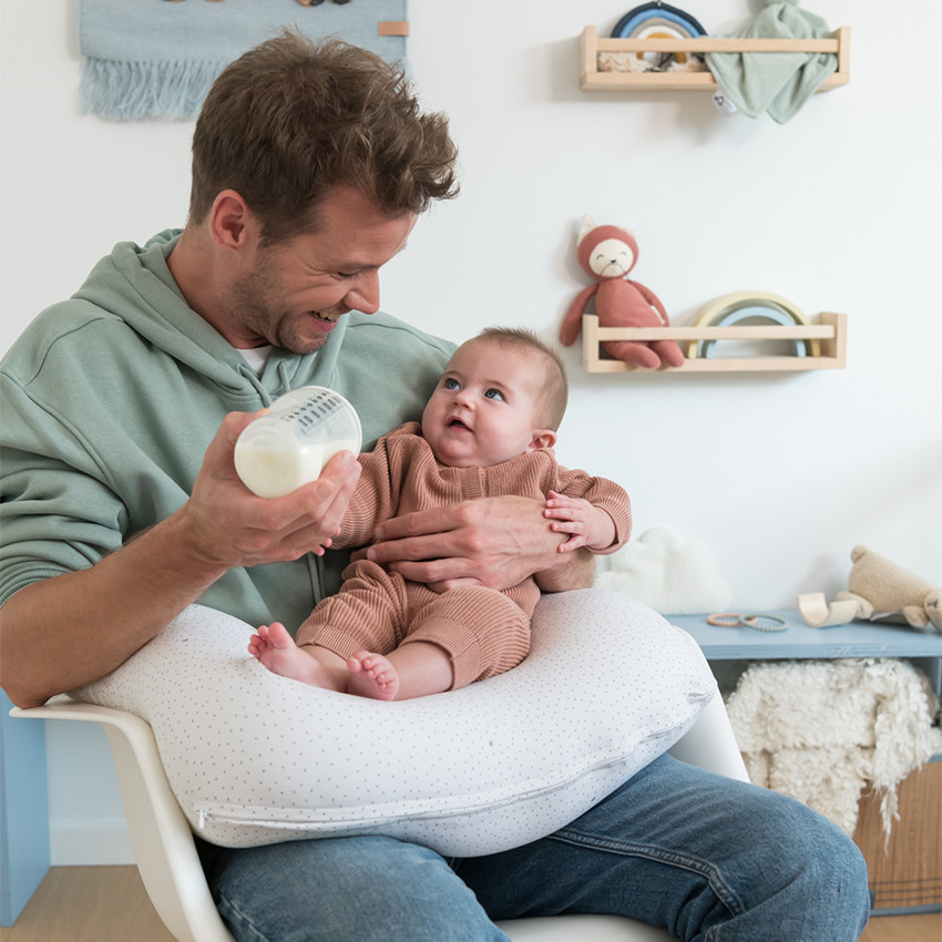 Coussin multi-usage Softy Silver Dots 