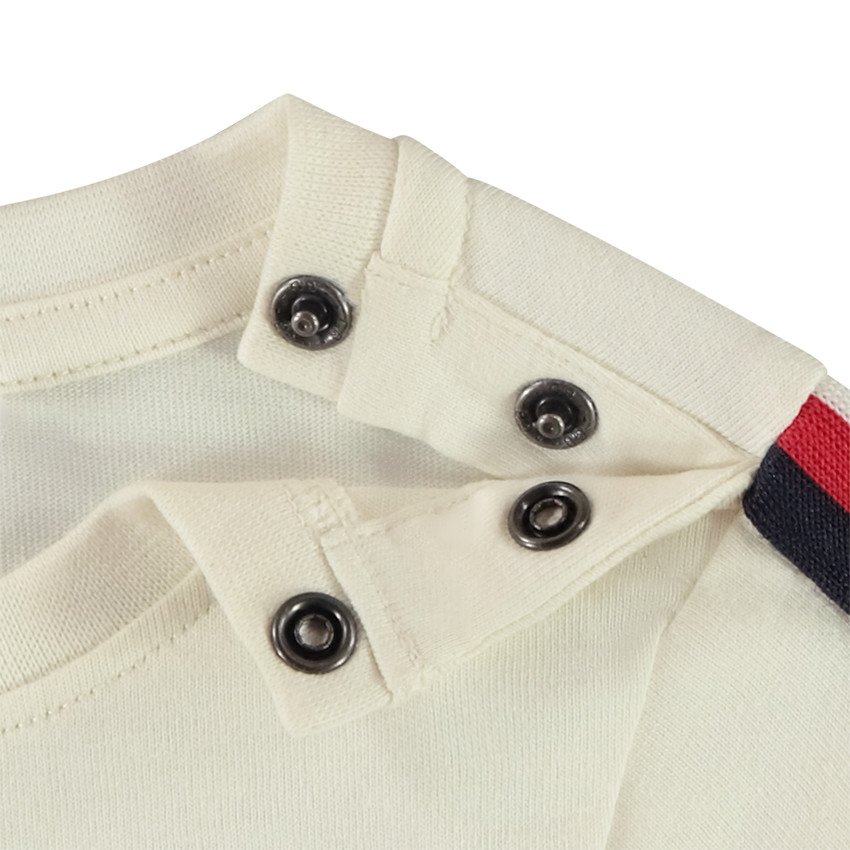 T-shirt manches longues patch dino pour bébé garçon 