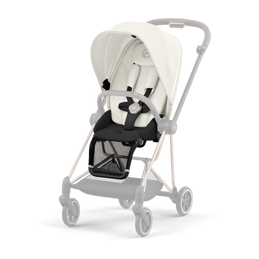 Habillage de siège pour poussette Mios 3 off white 