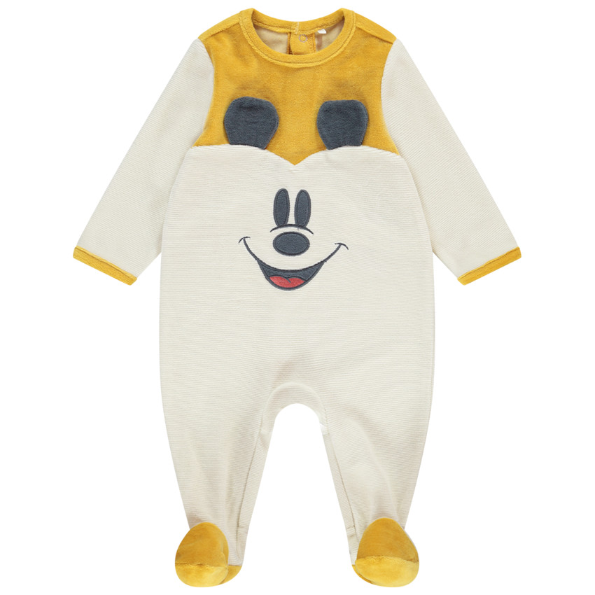 Dors-bien en velours fantaisie Mickey Disney pour bébé garçon 