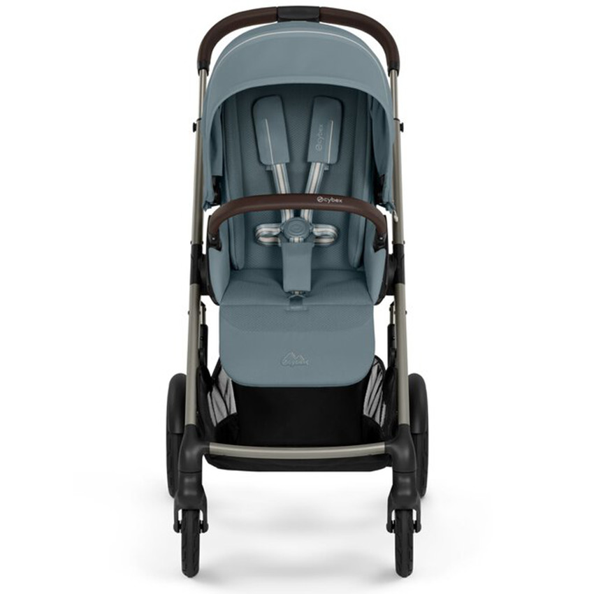 Poussette Talos S Lux Châssis Taupe - Stormy Blue 