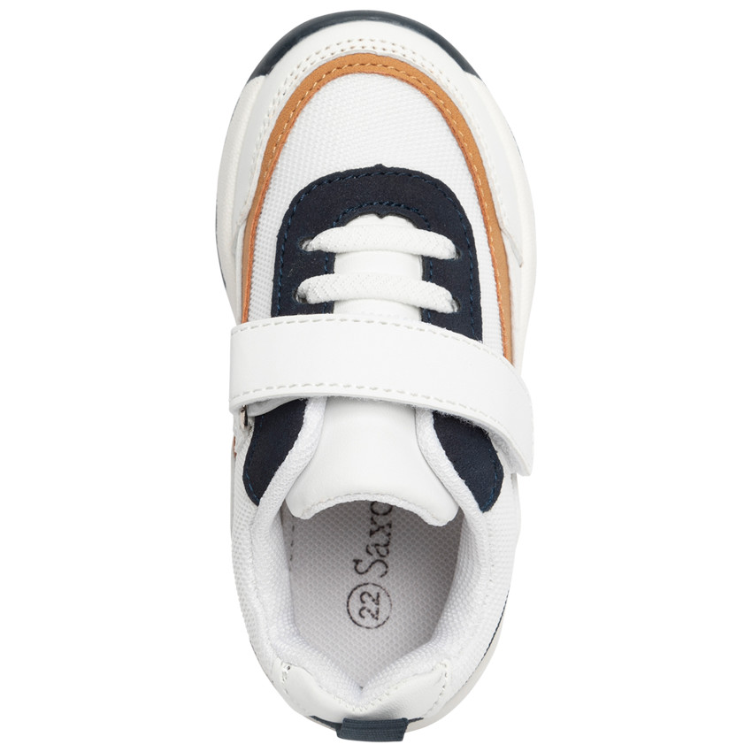 Babysneakers met veters en velcro voor jongens 