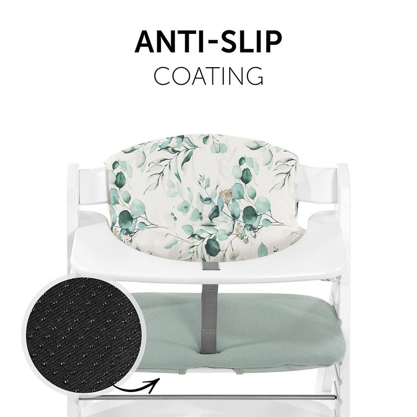 Coussin de chaise haute Select Jersey Leaves Mint 