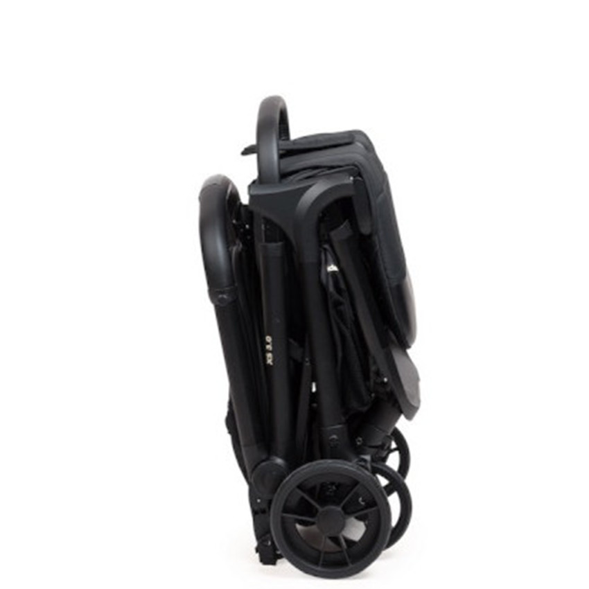 Poussette XS 3.0 ultra compacte + hab pluie + sac de transport Pure Black 
