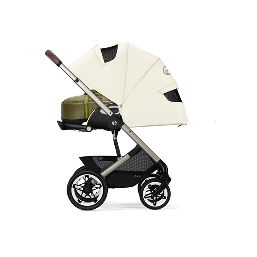 Poussette Talos S Lux Châssis Taupe - Seashell Beige 