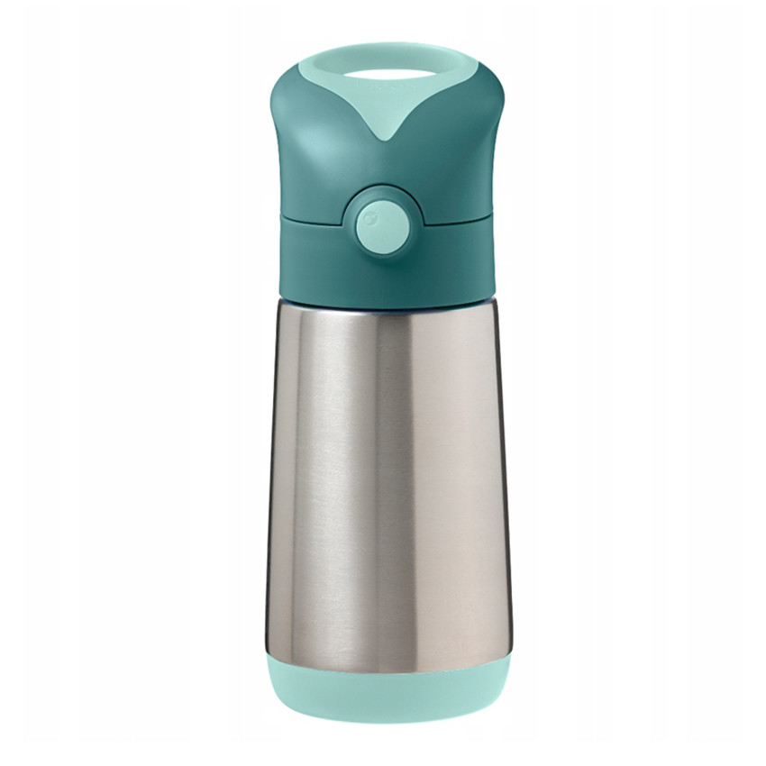 Thermos drinkfles met rietje 350ml Emerald Forest 