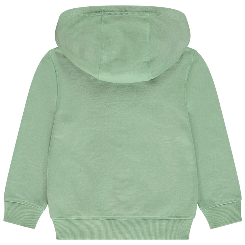 Gilet à capuche en molleton uni pour garçon 