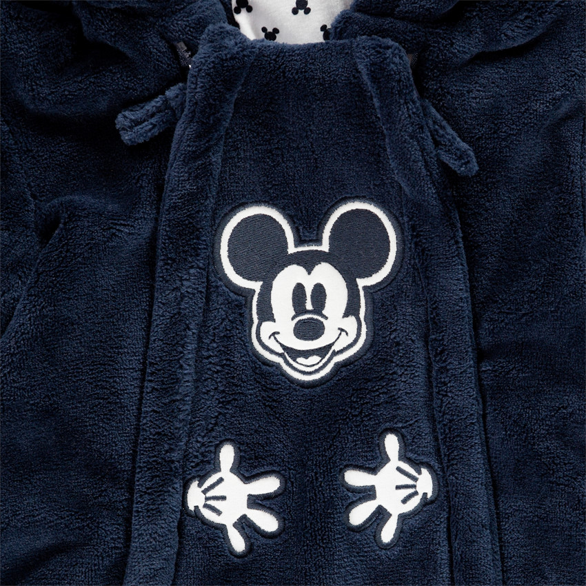 Combinaison Bébé Garçon Levi's Sherpa LVN Bear - Capuche Oreilles Ours - 100% Polyester - Chaud Et Doudou