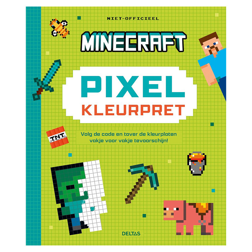 Boek NL Minecraft Pixel Kleurpret 