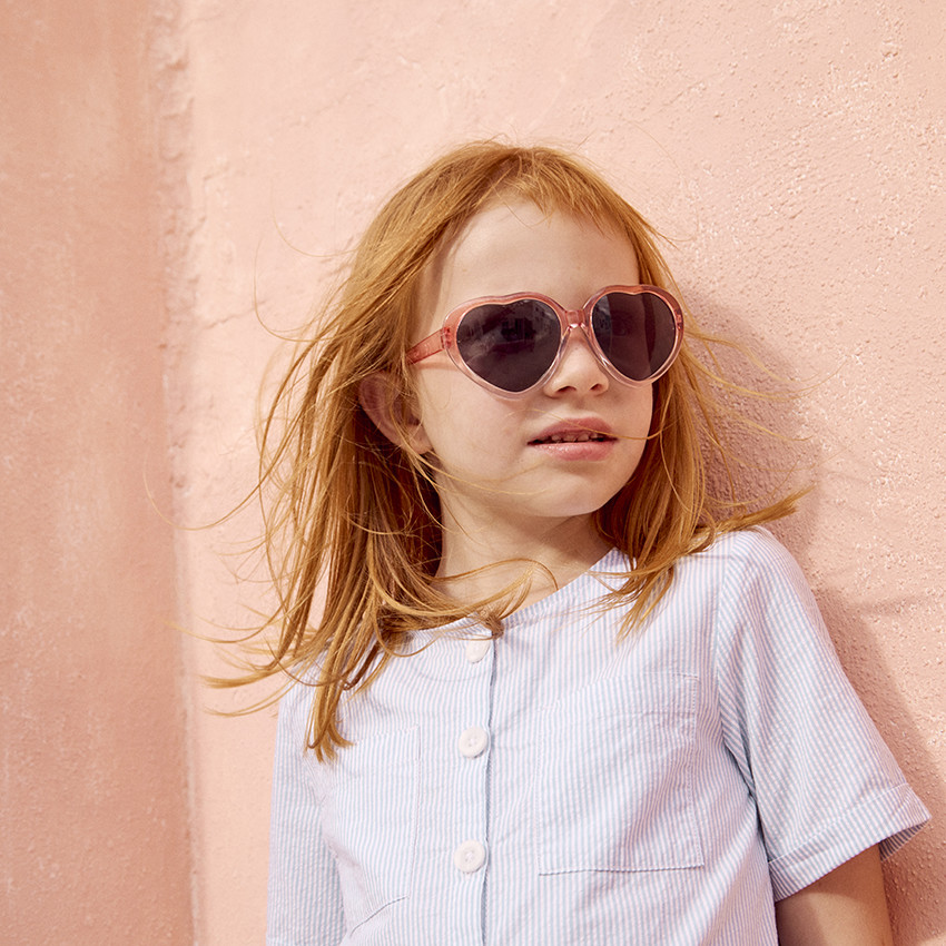 Zonnebril hart roze verloop voor meisjes 