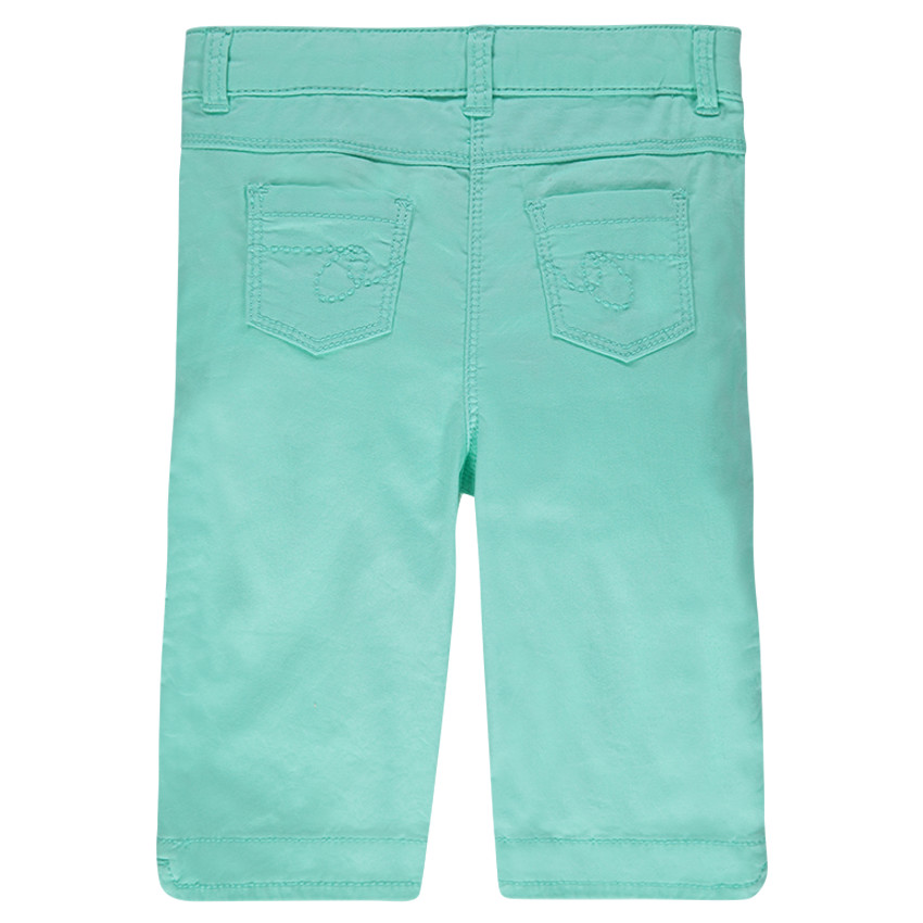 Pantacourt en twill uni 