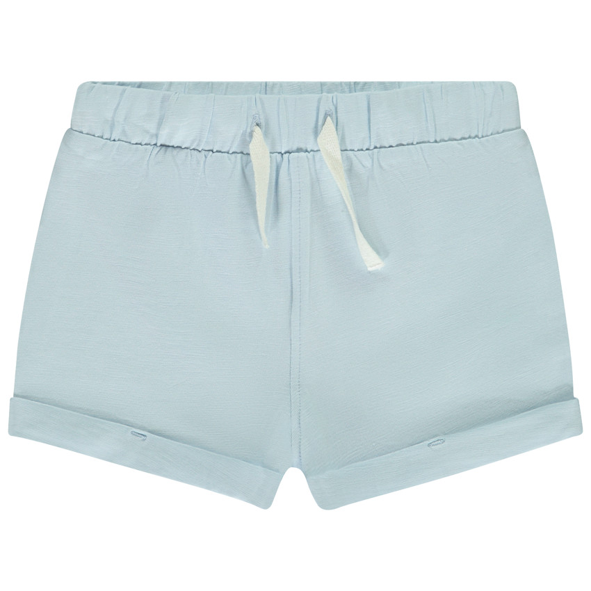 Short uni avec taille élastiquée pour bébé fille  