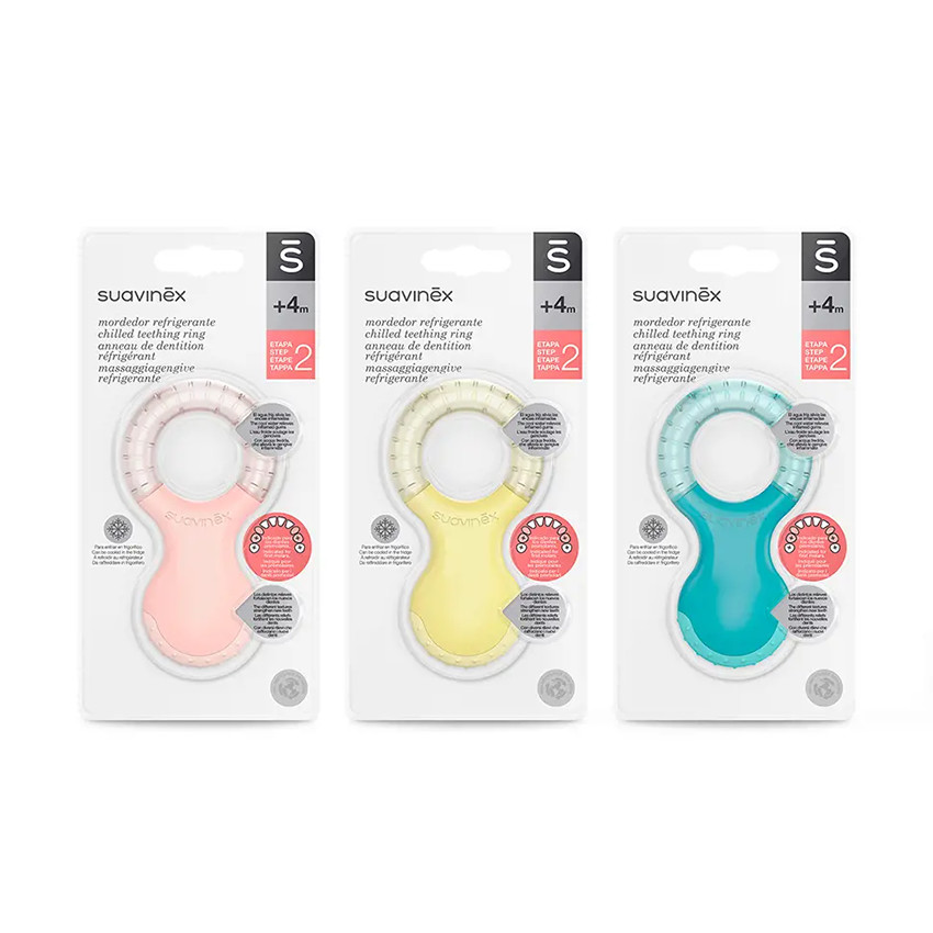 Anneau de dentition réfrigéré +4 mois (coloris aleatoire) 