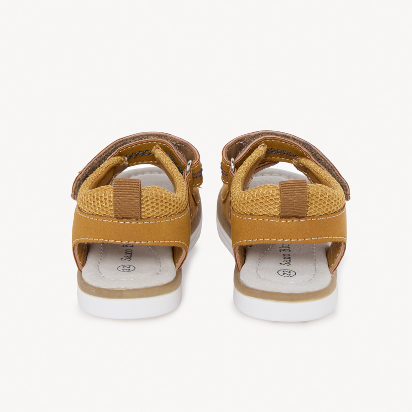 Sandalen met dubbele klittenbandsluitingen voor baby jongen 