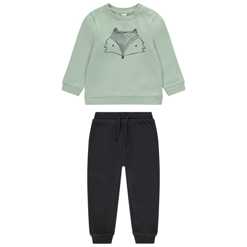 Ensemble jogging 2 pièces print renard pour bébé garçon 