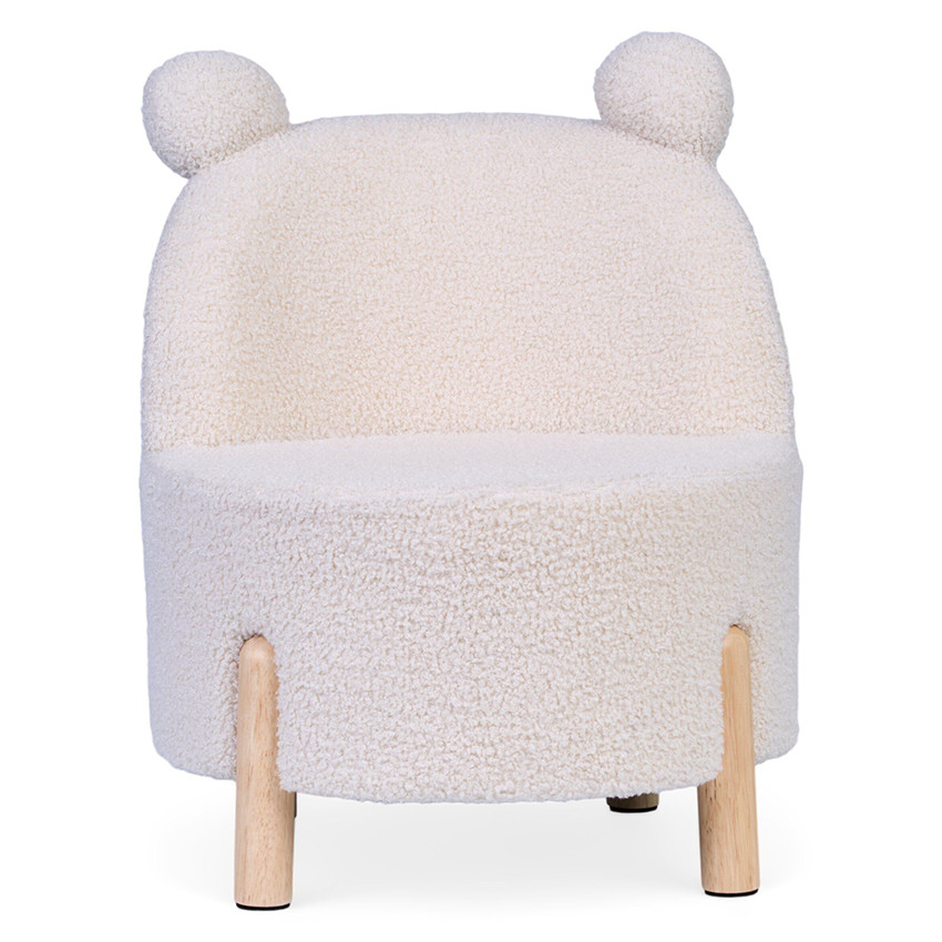 Stoel voor kinderen Teddy Ecru Naturel 18m+ 