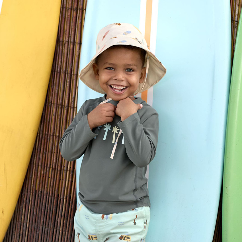 Chapeau de protection solaire 43-45 (3 à 6m) Dolphin Peach 