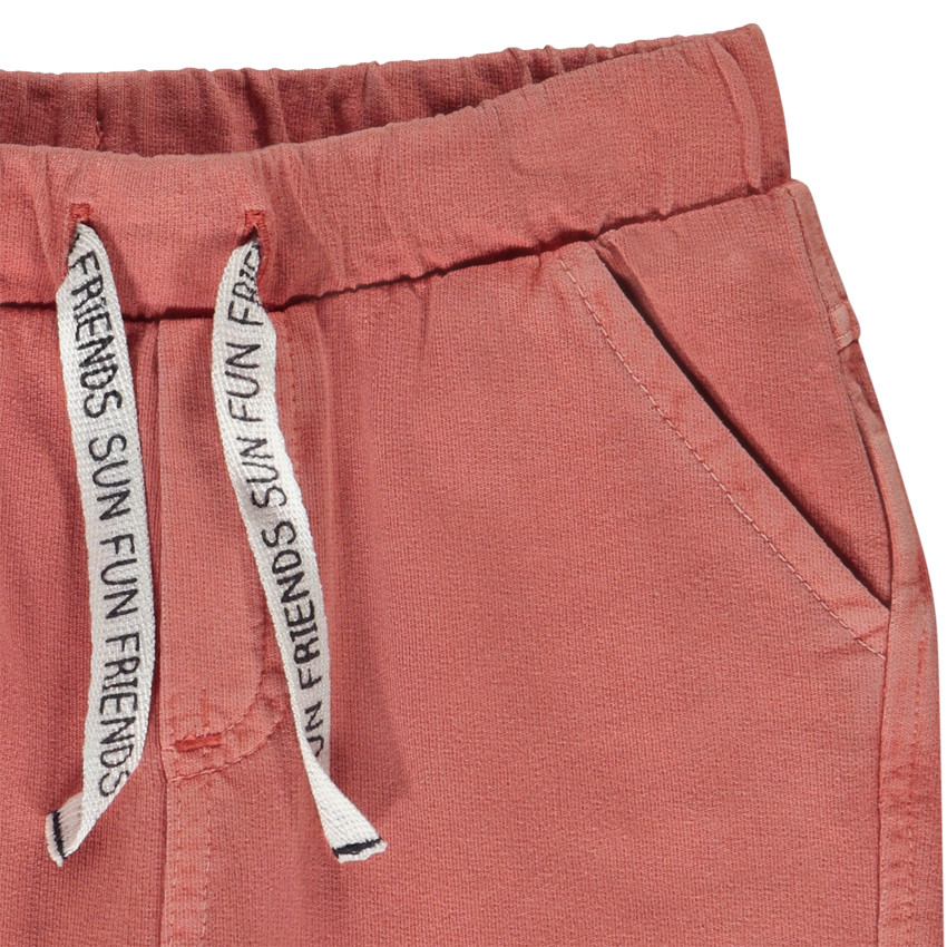 Bermuda en molleton uni pour bébé garçon 