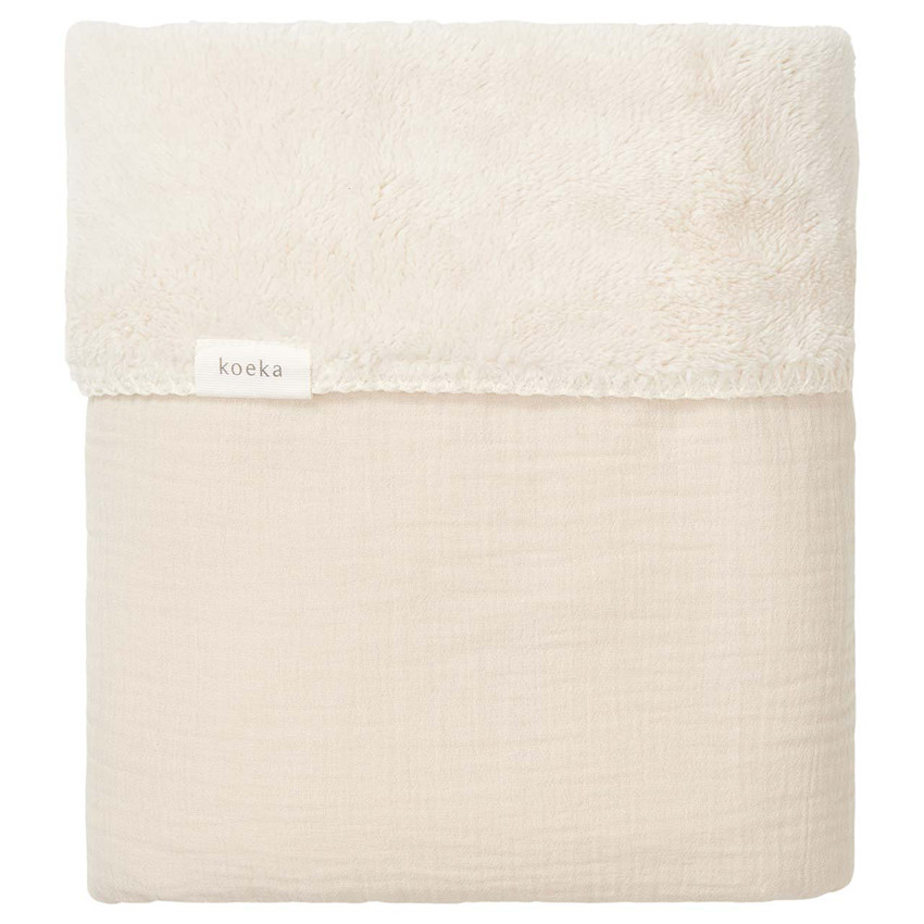 Beddeken Teddy Faro Warm White 100x150cm TOG 2.9  