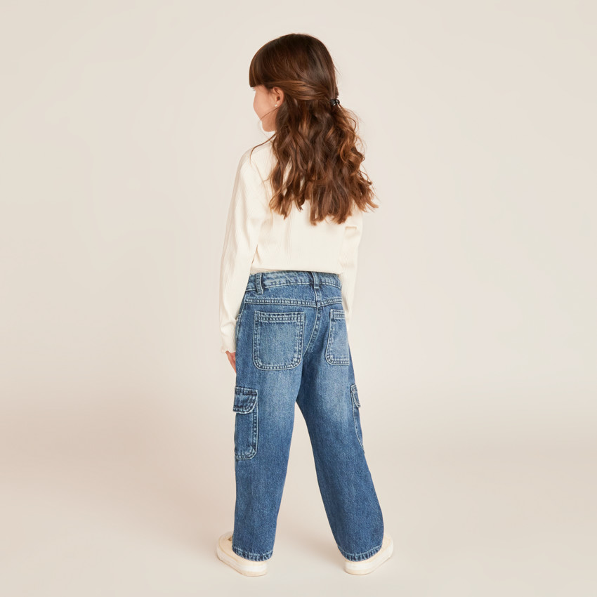 Jeans cargo voor meisjes 