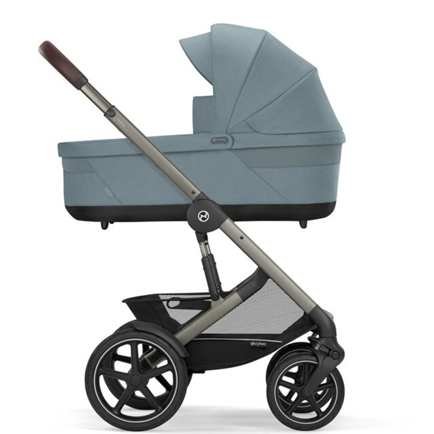 Poussette Talos S Lux Châssis Taupe - Stormy Blue 