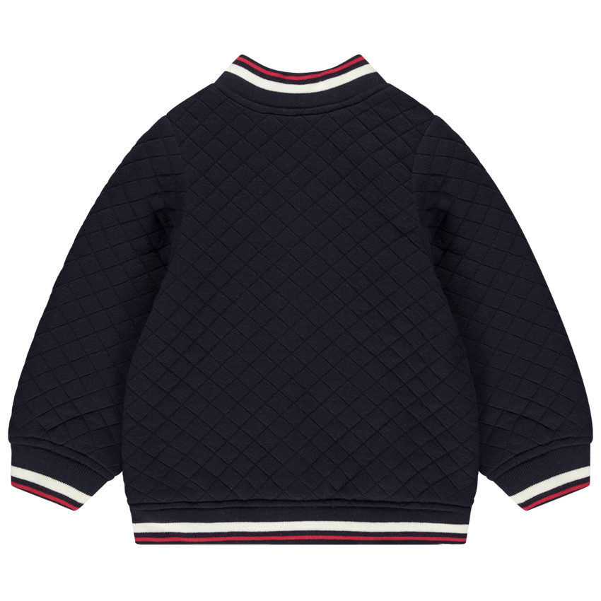 Gilet teddy matelassé à croisillons pour bébé garçon 