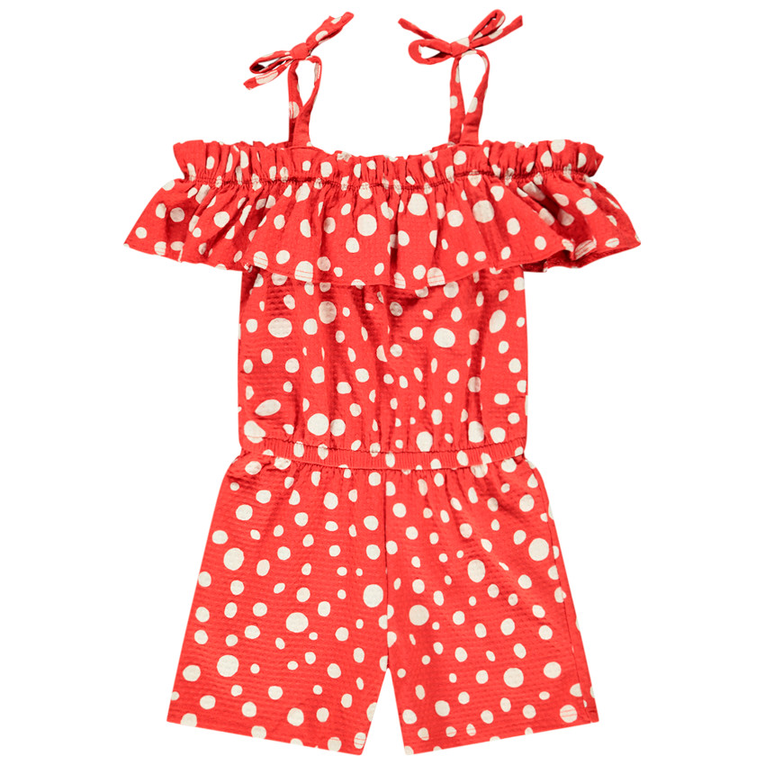 Combishort en jersey imprimé pour fille 