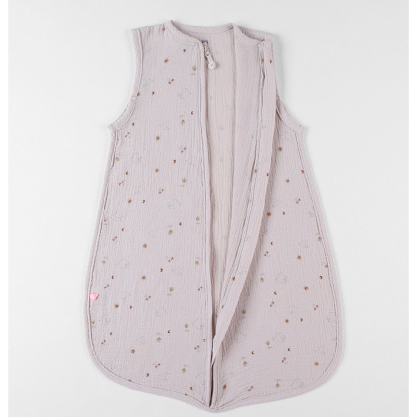 Slaapzak zonder mouwen 70cm Katoen mousseline Geluksduiven 