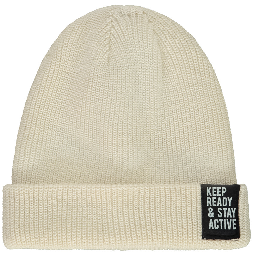 Muts in uni gebreid voor jongens 