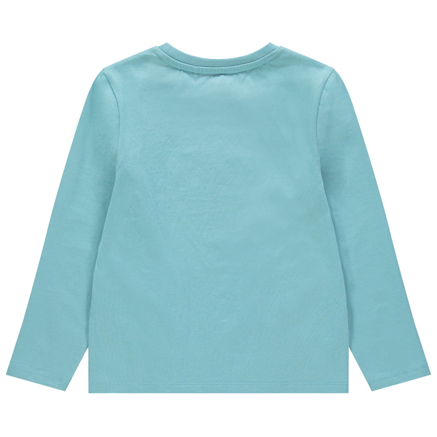 T-shirt met lange mouwen en SmileyWorld-patroon uit omkeerbare pailletten 