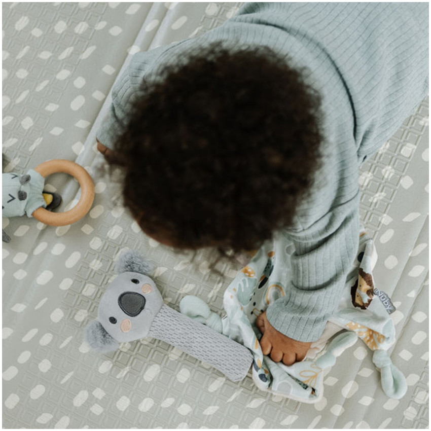 Gift Set Animal Adventure 3stks Knuffeldoekje-Pieper-Rammelaar 