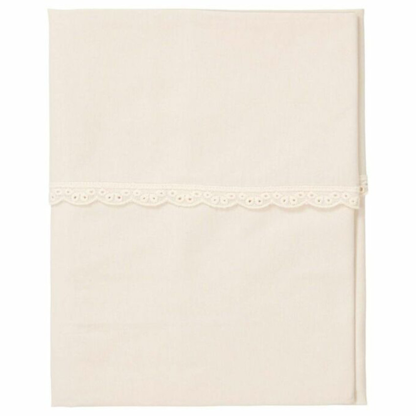 Laken bed katoen Breeze Warm White 110x140cm TOG 0.1 