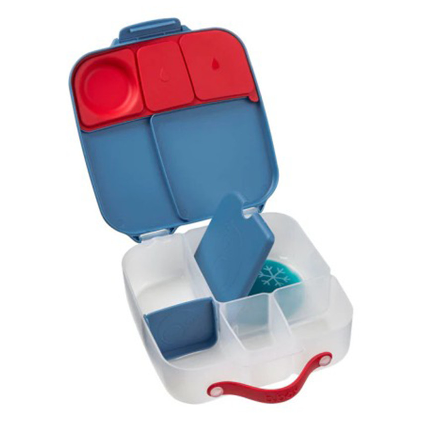 Lunchbox meerdere compartimenten Blauw 