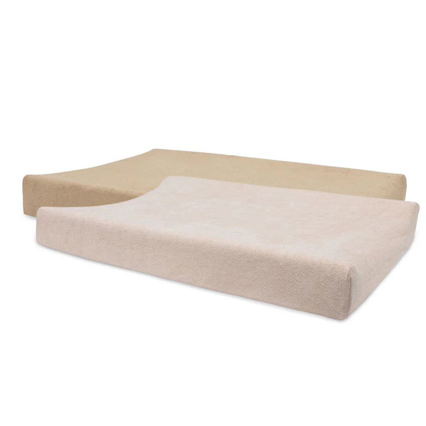 Housse de matelas à langer éponge 2 unités 50x70cm Wild Rose/Biscuit  
