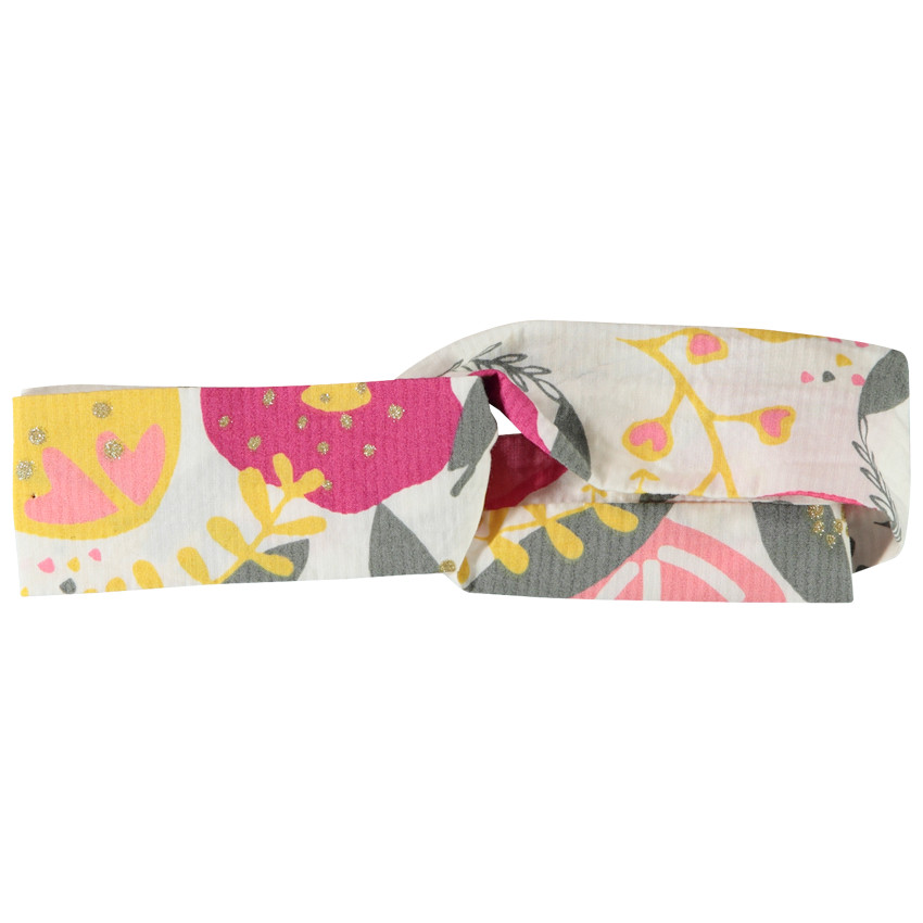 Bandeau imprimé florale fantaisie pour fille 