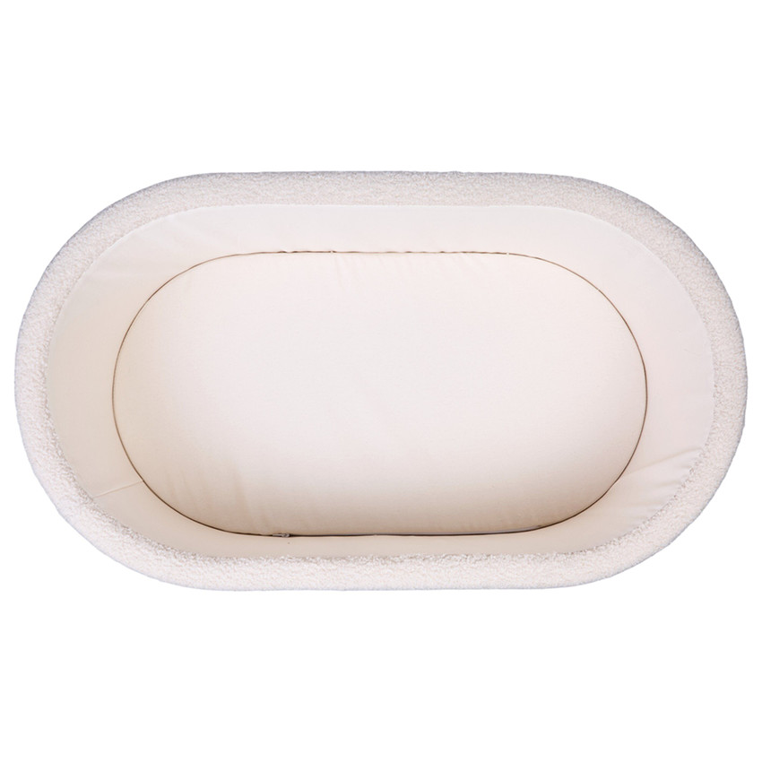 Wieg Teddy & kindertafel 2-in-1 Ecru 