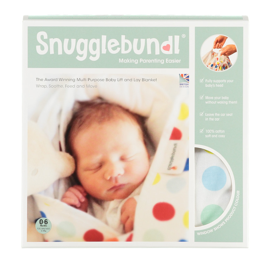 Couverture à emmailloter Snugglebundl - Funky Spots  