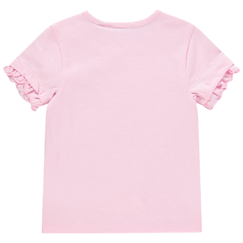 T-shirt manches courtes en coton print Minnie Disney 