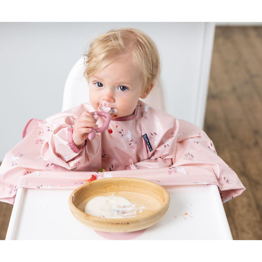 Bavoir tablier Coverall avec manches Curious Cottontails 6m-3ans 